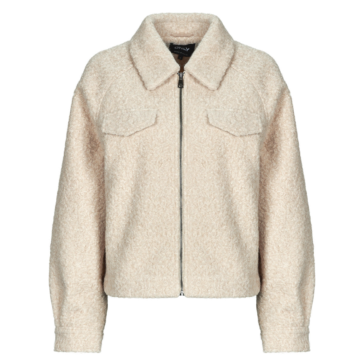 Mantella Donna Only  ONLMALO BOUCLE  Beige