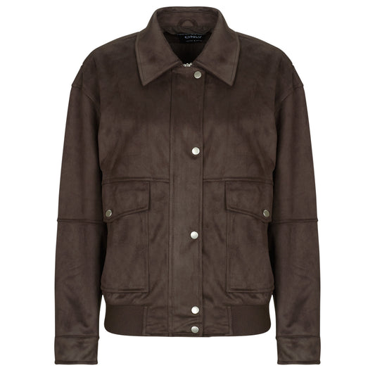 Giubbotto Donna Only  ONLNALA LIFE FAUX SUEDE  Marrone