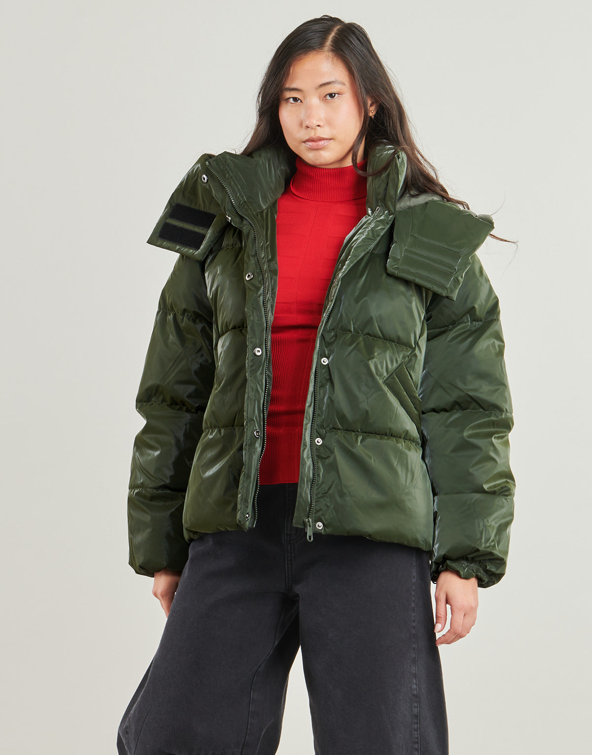 Piumino Donna Only  ONLBERGEN LIFE OVERSIZED PUFFER  Kaki