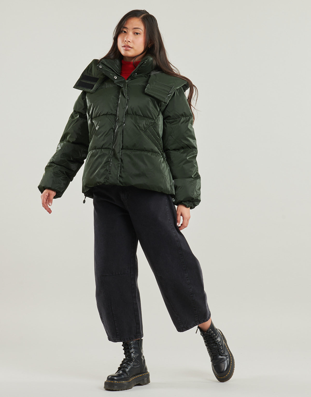 Piumino Donna Only  ONLBERGEN LIFE OVERSIZED PUFFER  Kaki