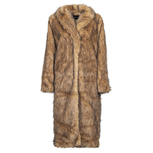 Mantella Donna Only  ONLDAWN LIFE LONG FAUX FUR  Marrone