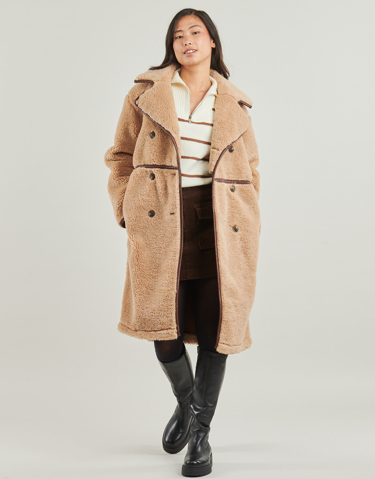 Mantella Donna Only  ONLCACEY   Beige