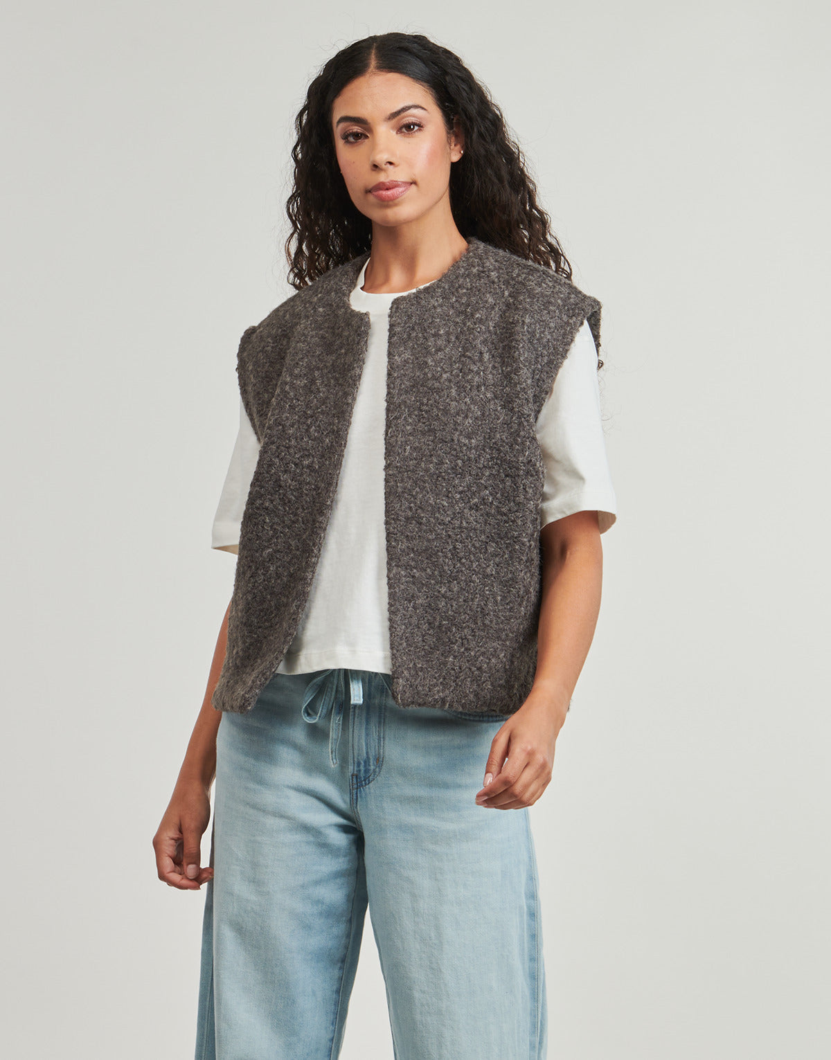 Gilet / Cardigan Donna Only  ONLMILA   Grigio