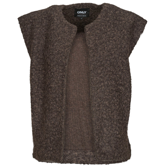 Gilet / Cardigan Donna Only  ONLMILA   Marrone