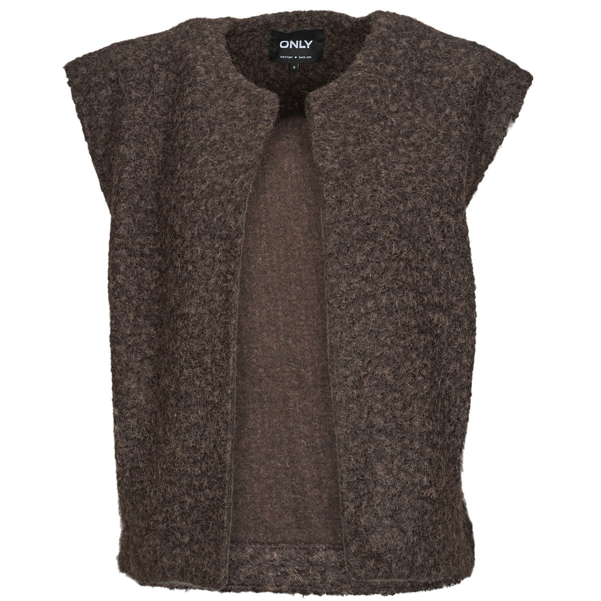Gilet / Cardigan Donna Only  ONLMILA   Marrone