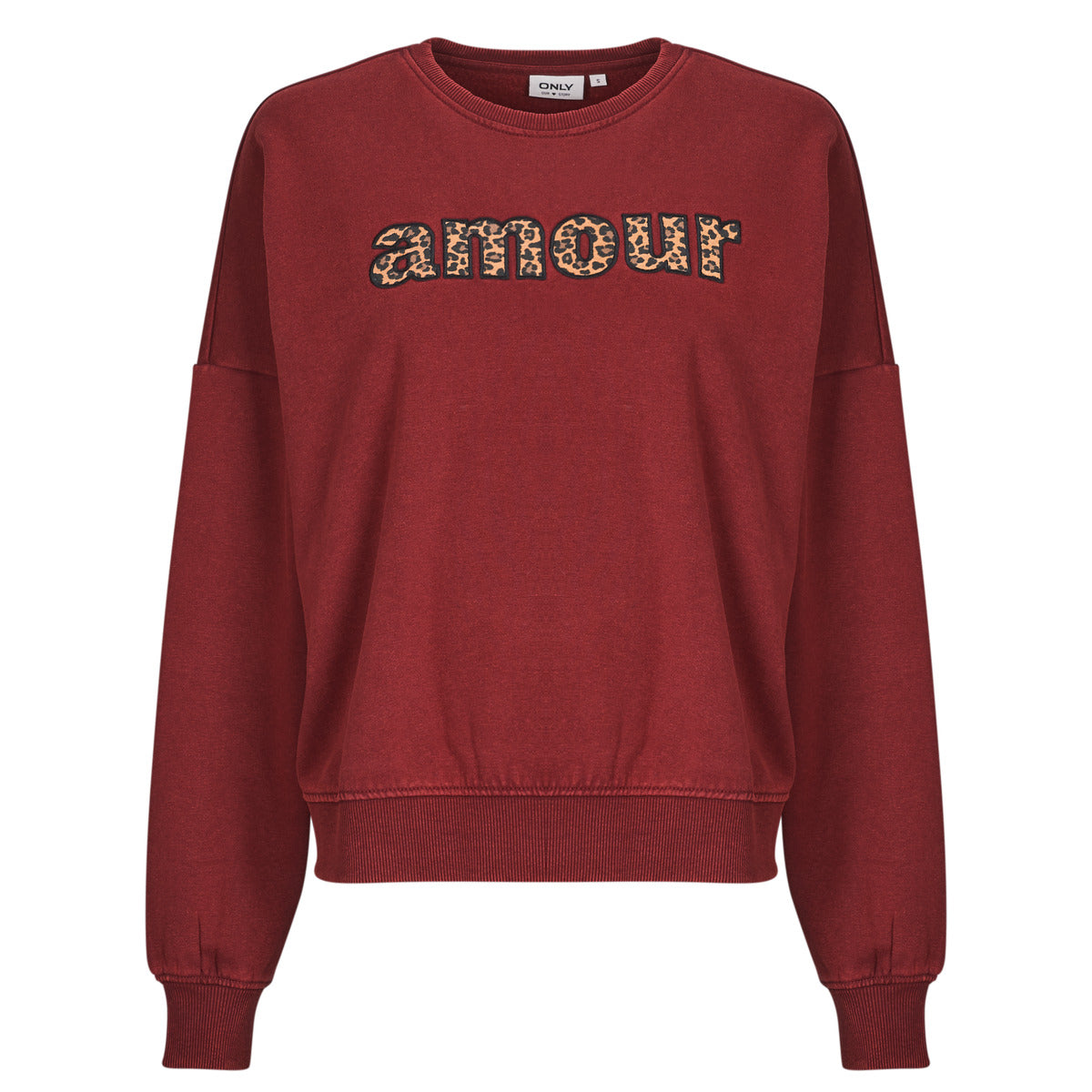 Felpa Donna Only  ONLLINDA   Bordeaux