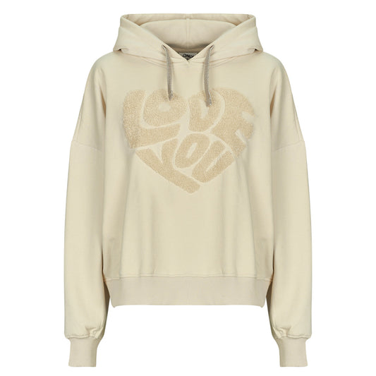 Felpa Donna Only  ONLLYNA   Beige