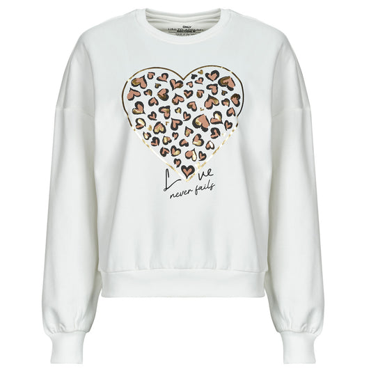 Felpa Donna Only  ONLTAMMIE   Bianco