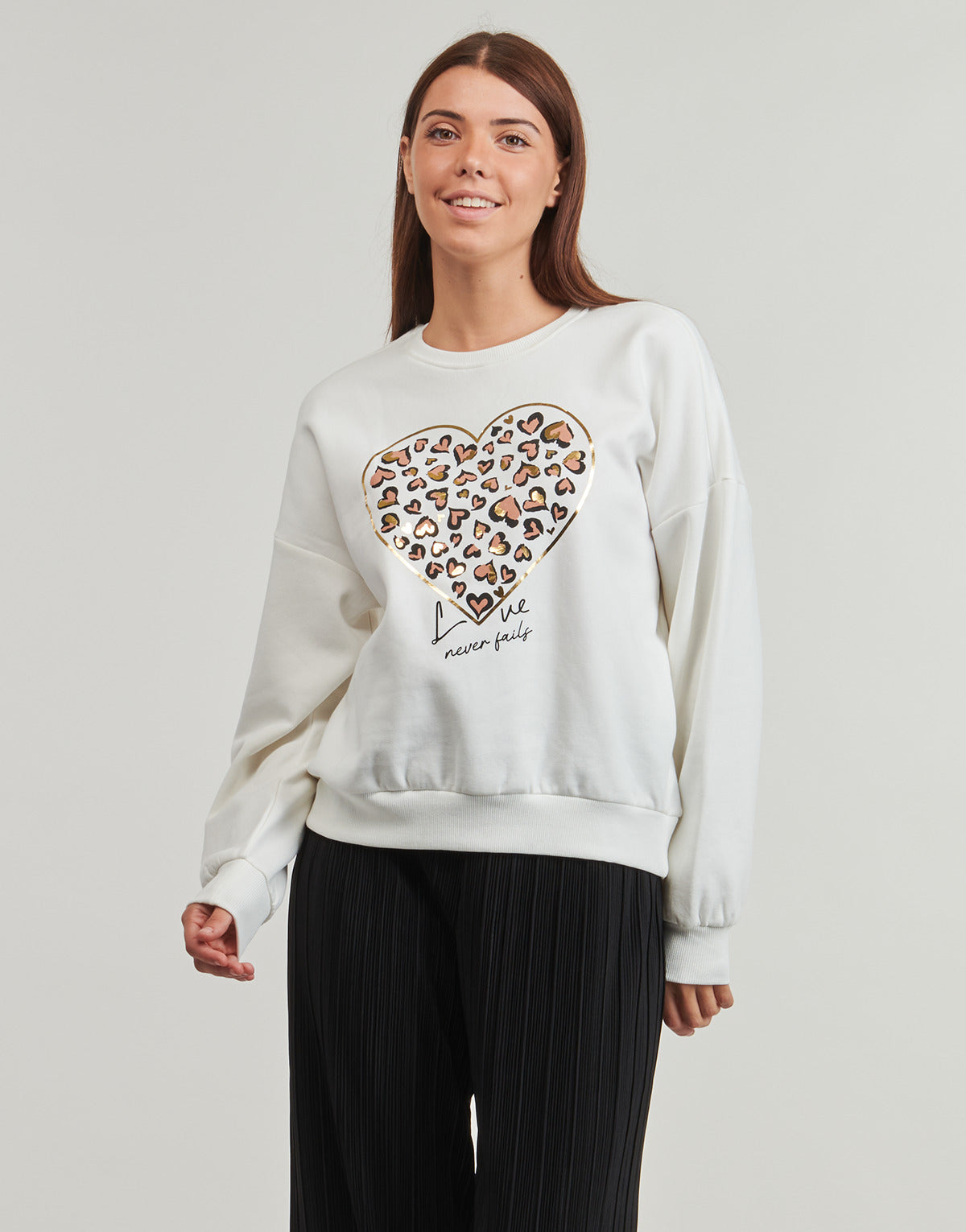 Felpa Donna Only  ONLTAMMIE   Bianco