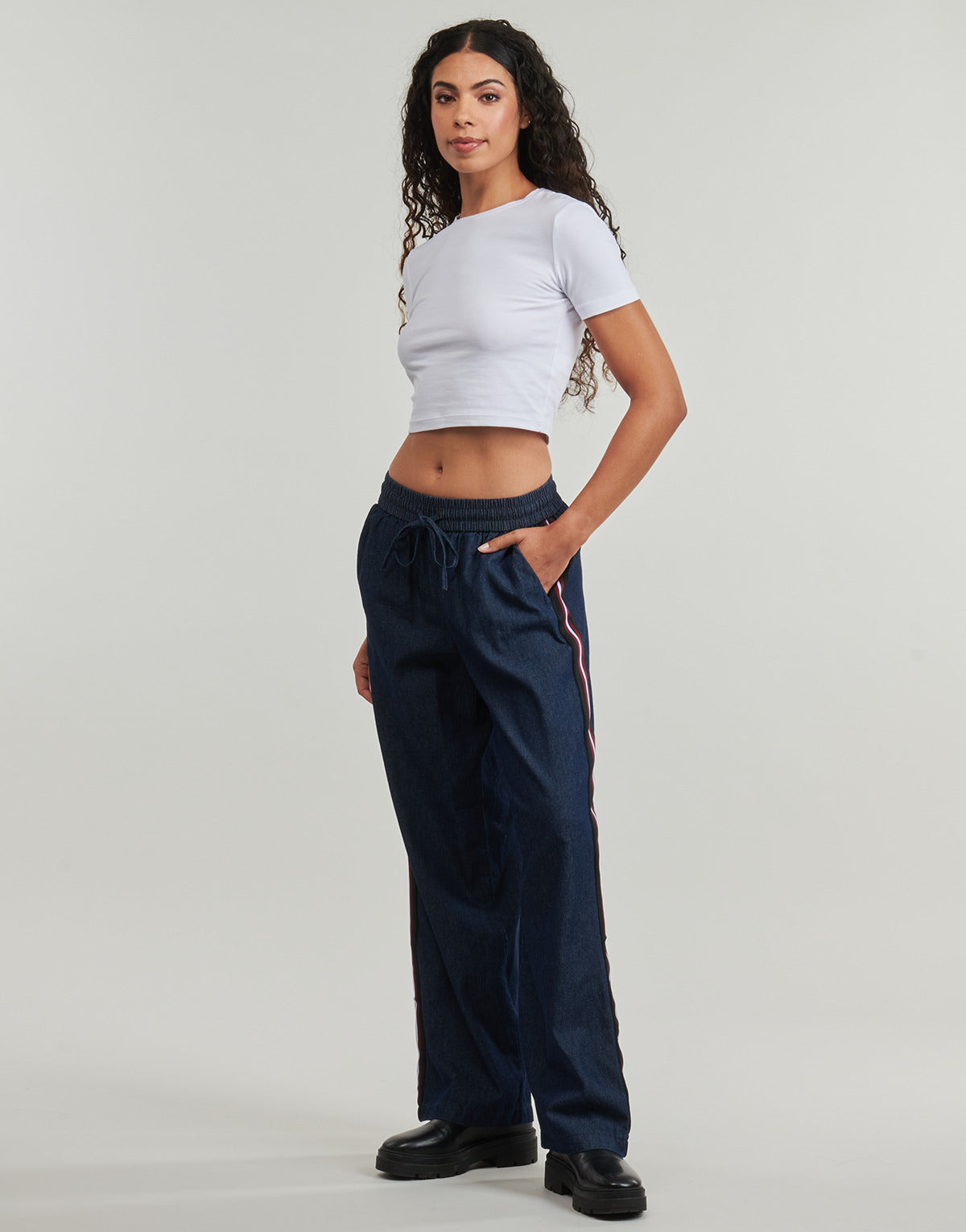 Pantaloni morbidi / Pantaloni alla zuava Donna Only  ONLCALINE   Blu
