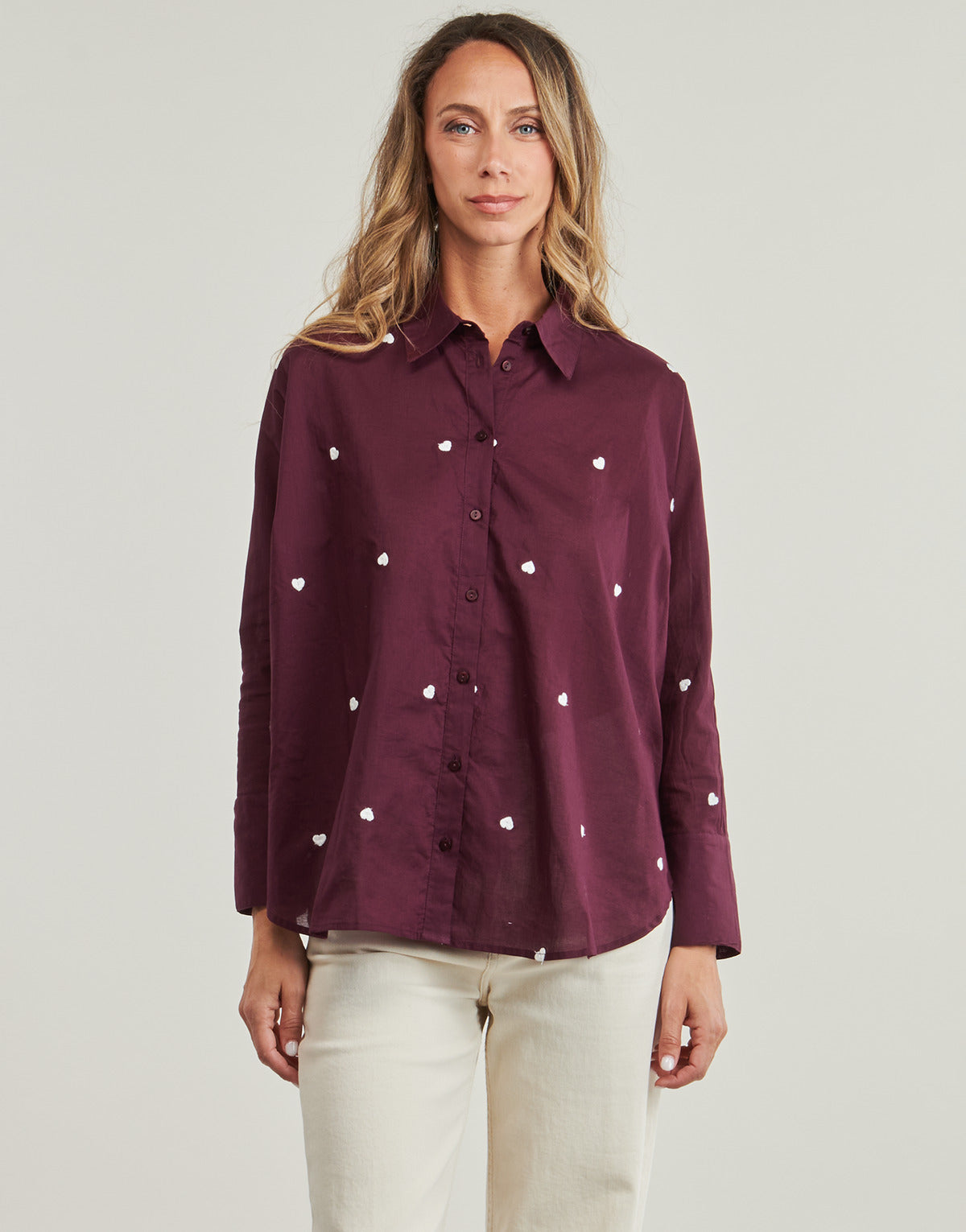 Camicia Donna Only  ONLNEW LINA  Bordeaux