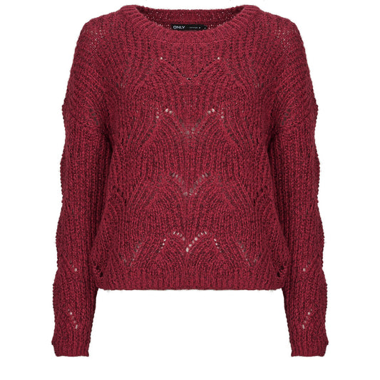 Maglione Donna Only  ONLHANJA LS GLITTER  Bordeaux