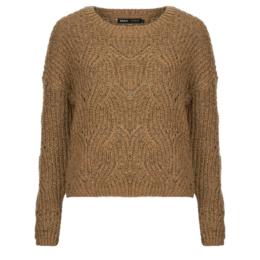 Maglione Donna Only  ONLHANJA LS GLITTER  Marrone