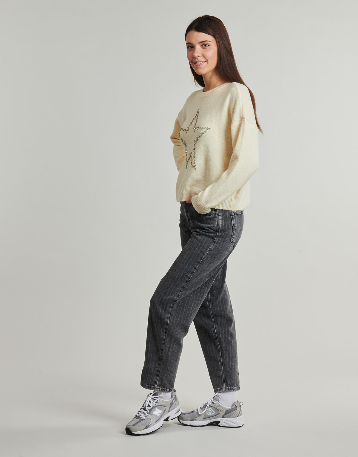 Maglione Donna Only  ONLRENATA   Beige