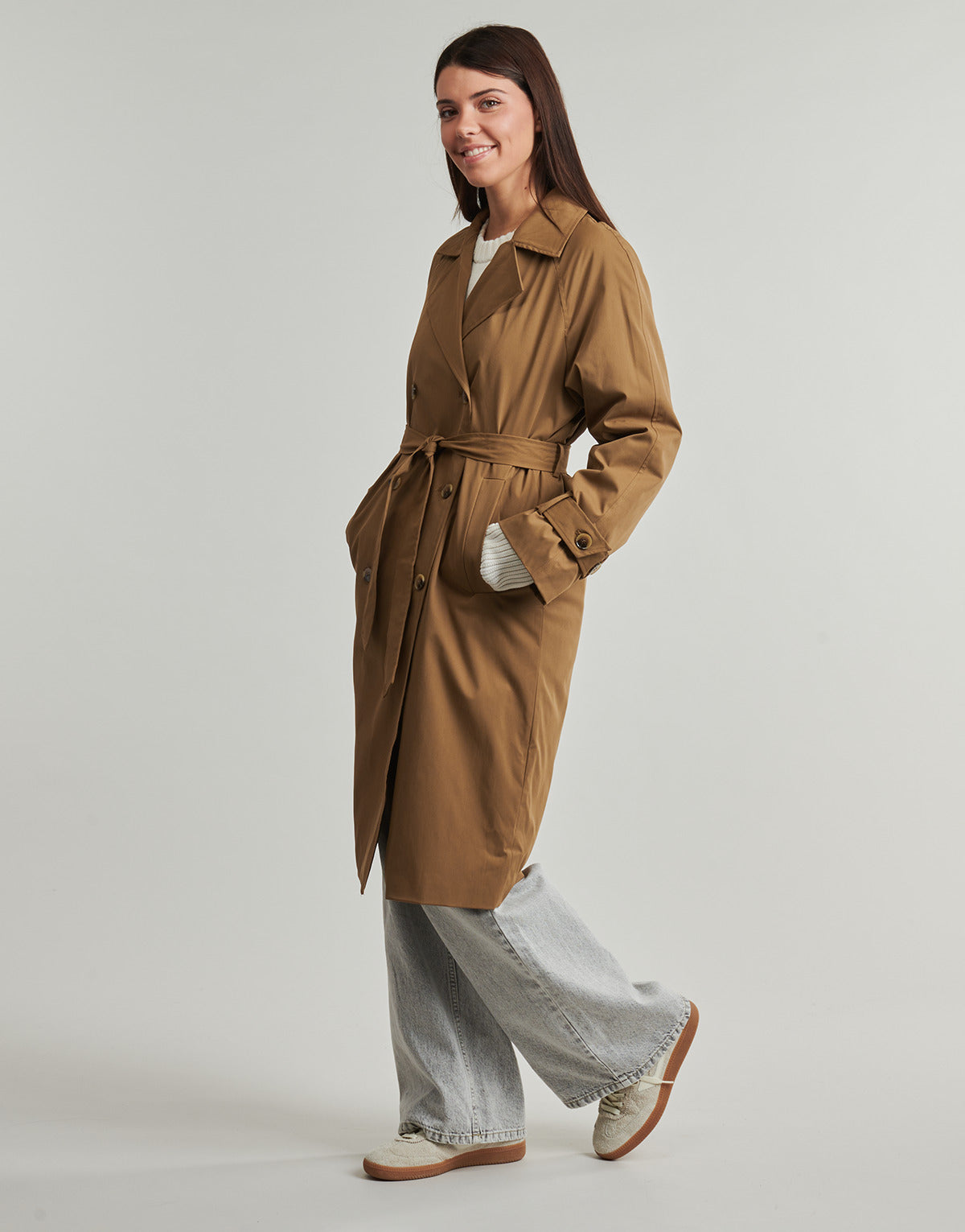 Trench Donna Only  ONLORCHID   Marrone