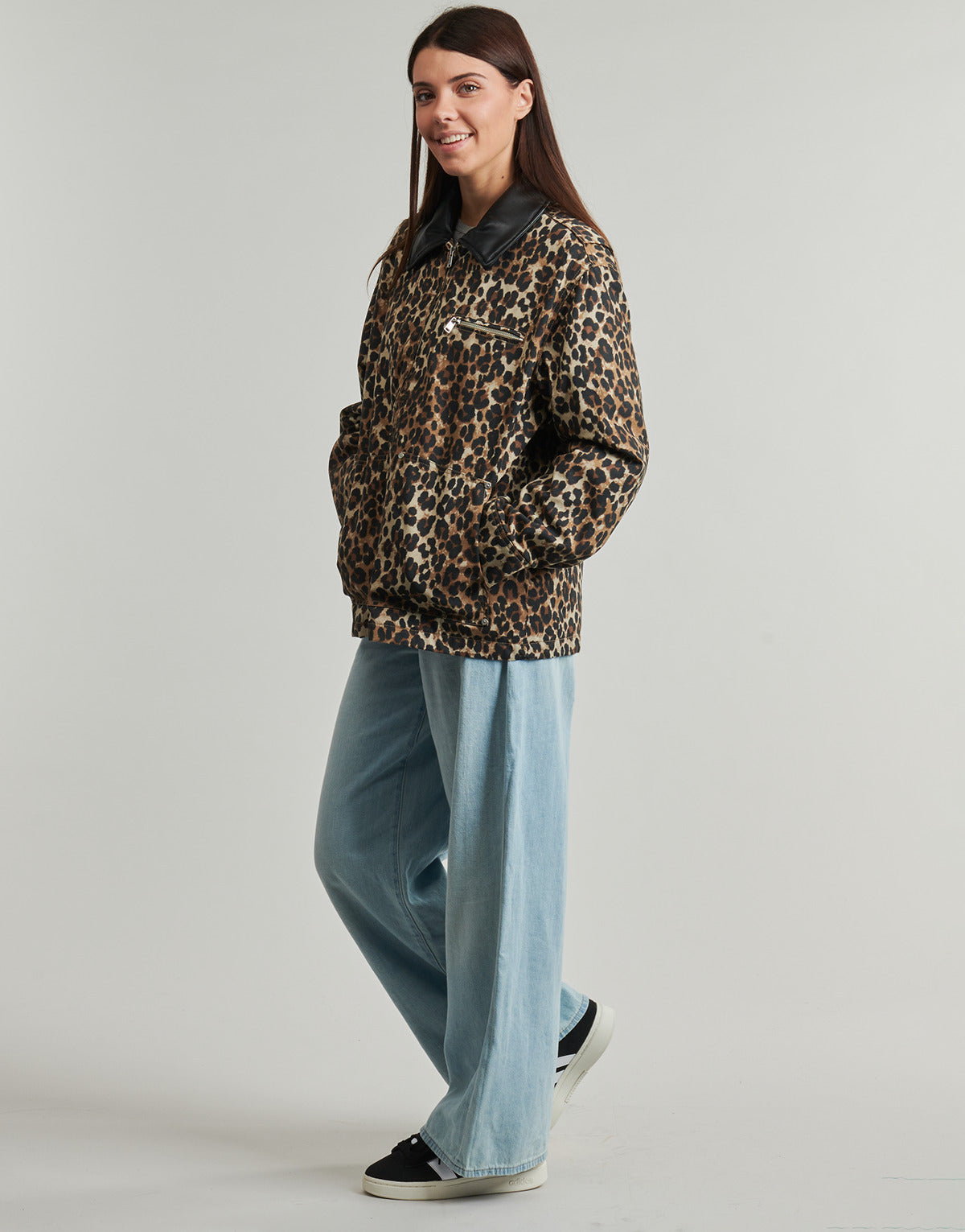 Giubbotto Donna Only  ONLIVRA CANVAS  Marrone