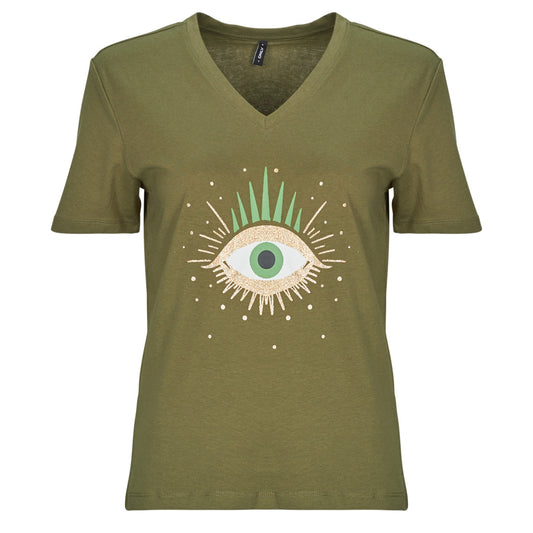 T-shirt Donna Only  ONLHENNY   Kaki