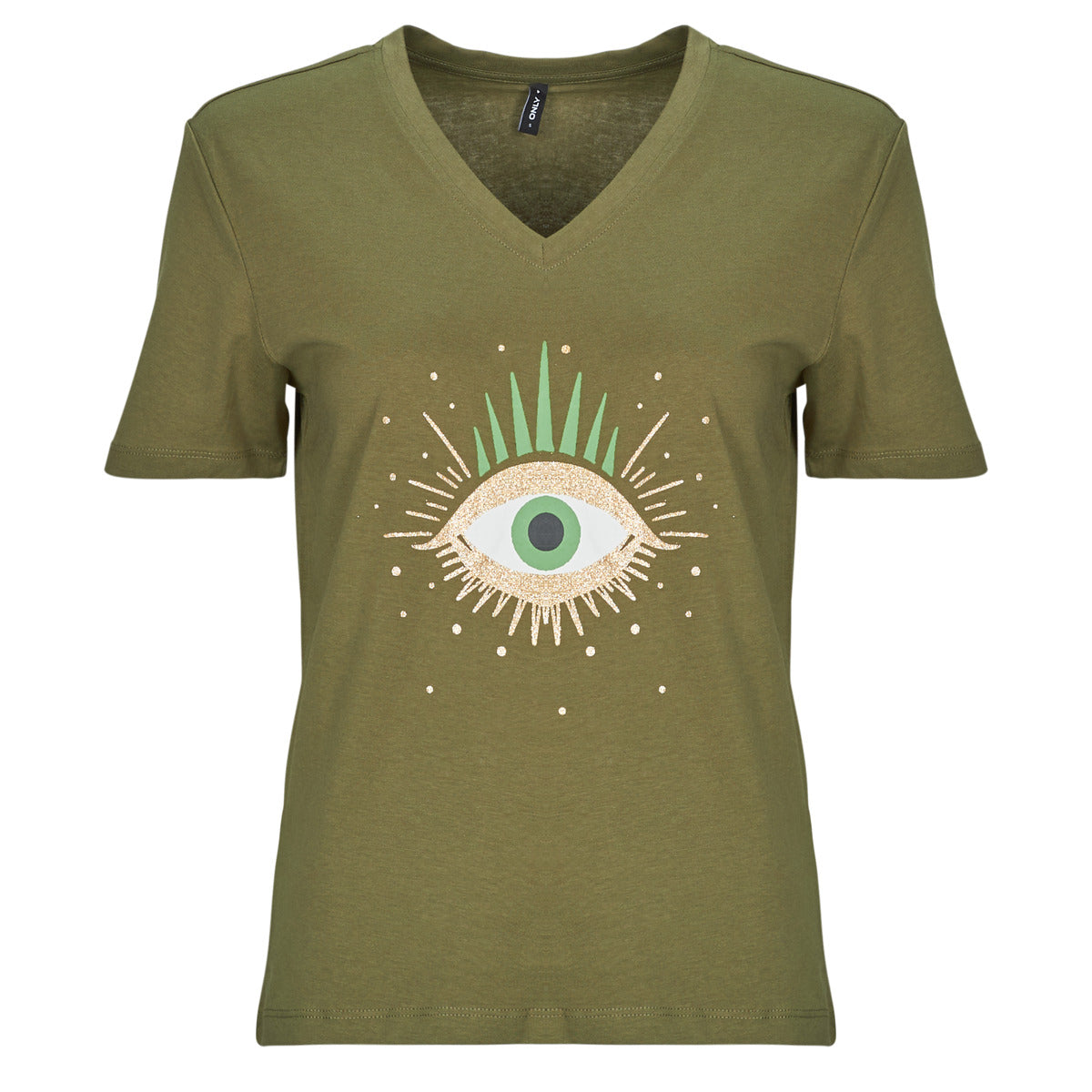 T-shirt Donna Only  ONLHENNY   Kaki