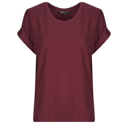 T-shirt Donna Only ONLMOSTER Bordeaux