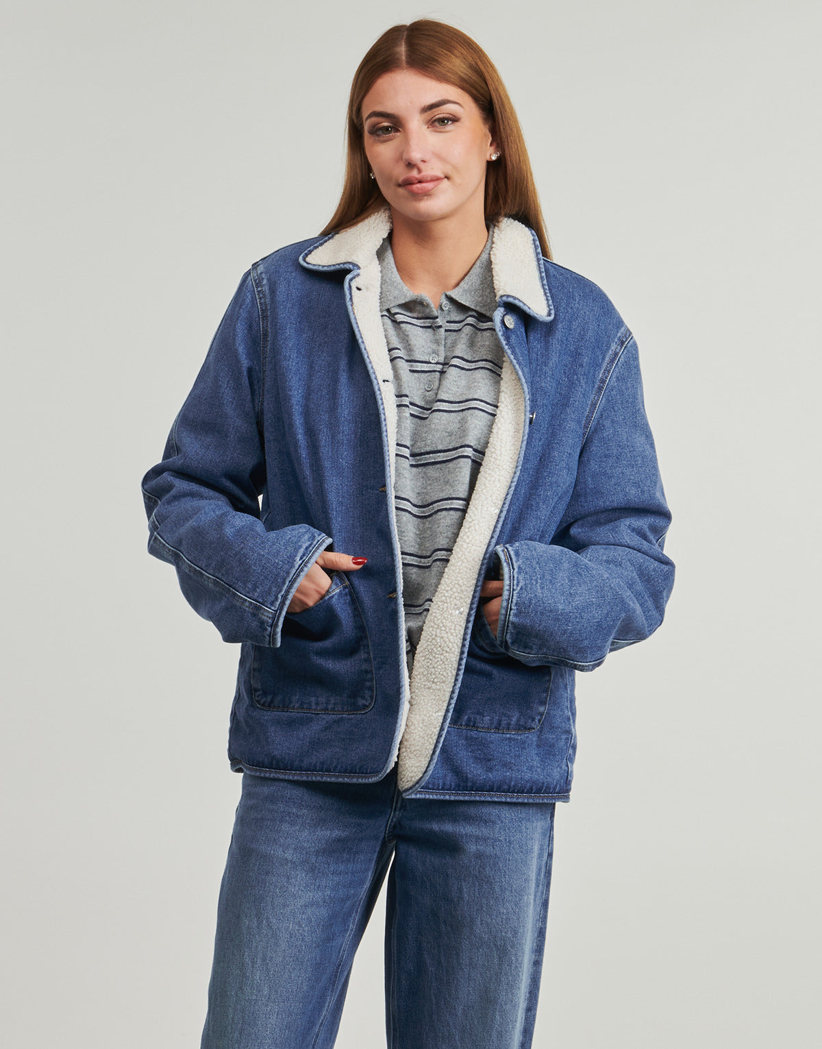 Giacca in jeans Donna Only  ONLALLISON   Blu