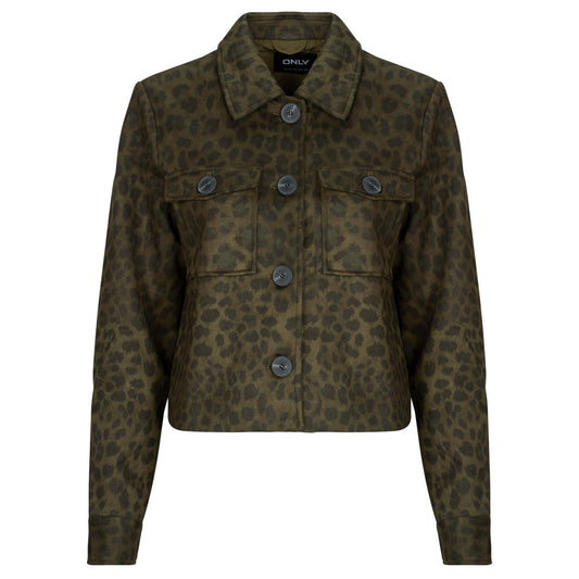 Giubbotto Donna Only  ONLMOON AOP FAUXSUEDE  Marrone