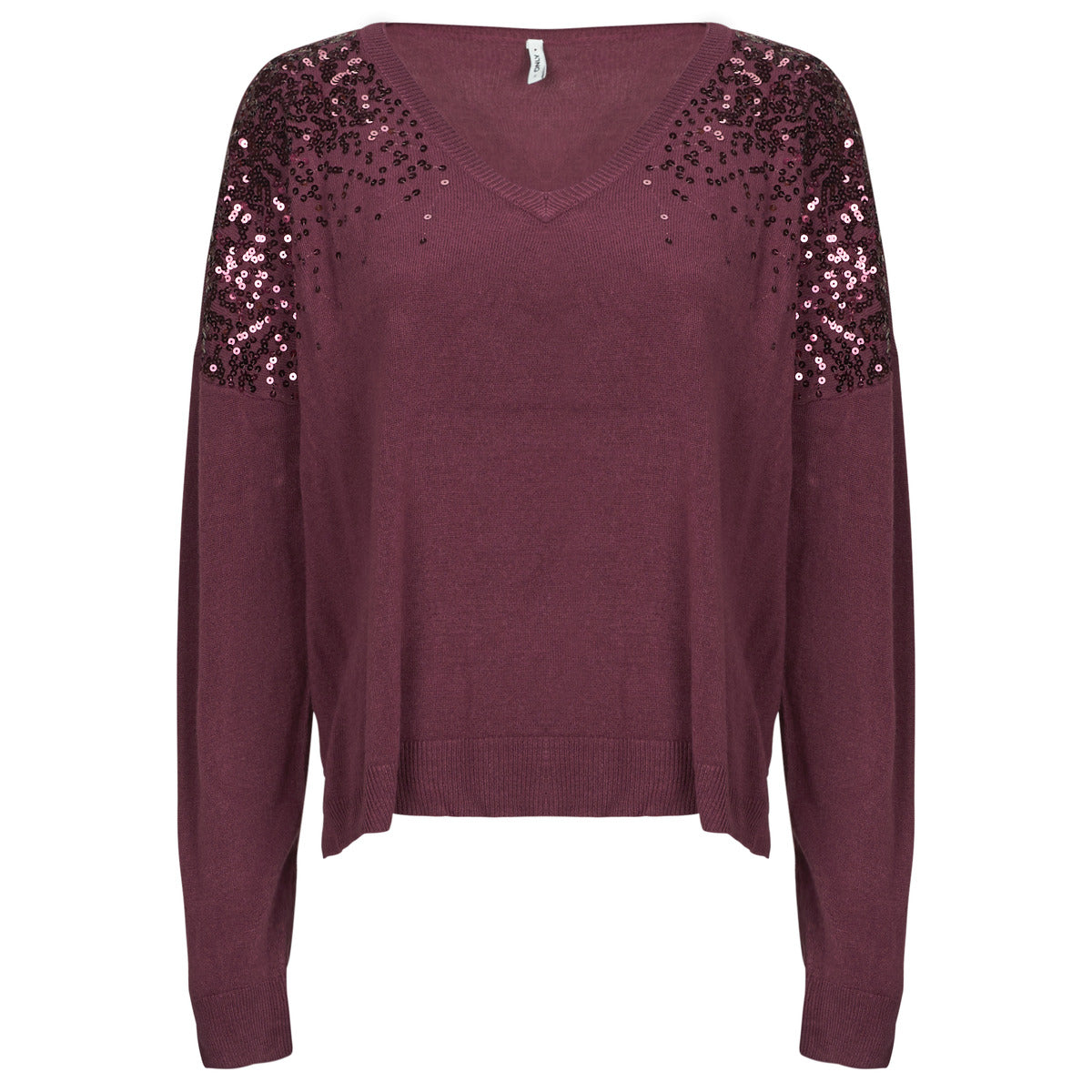 Maglione Donna Only  ONLSTARRY LS SEQUIN  Viola
