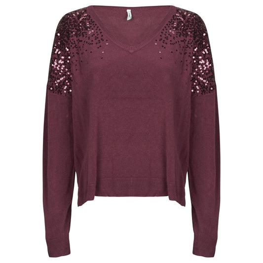 Maglione Donna Only  ONLSTARRY LS SEQUIN  Viola