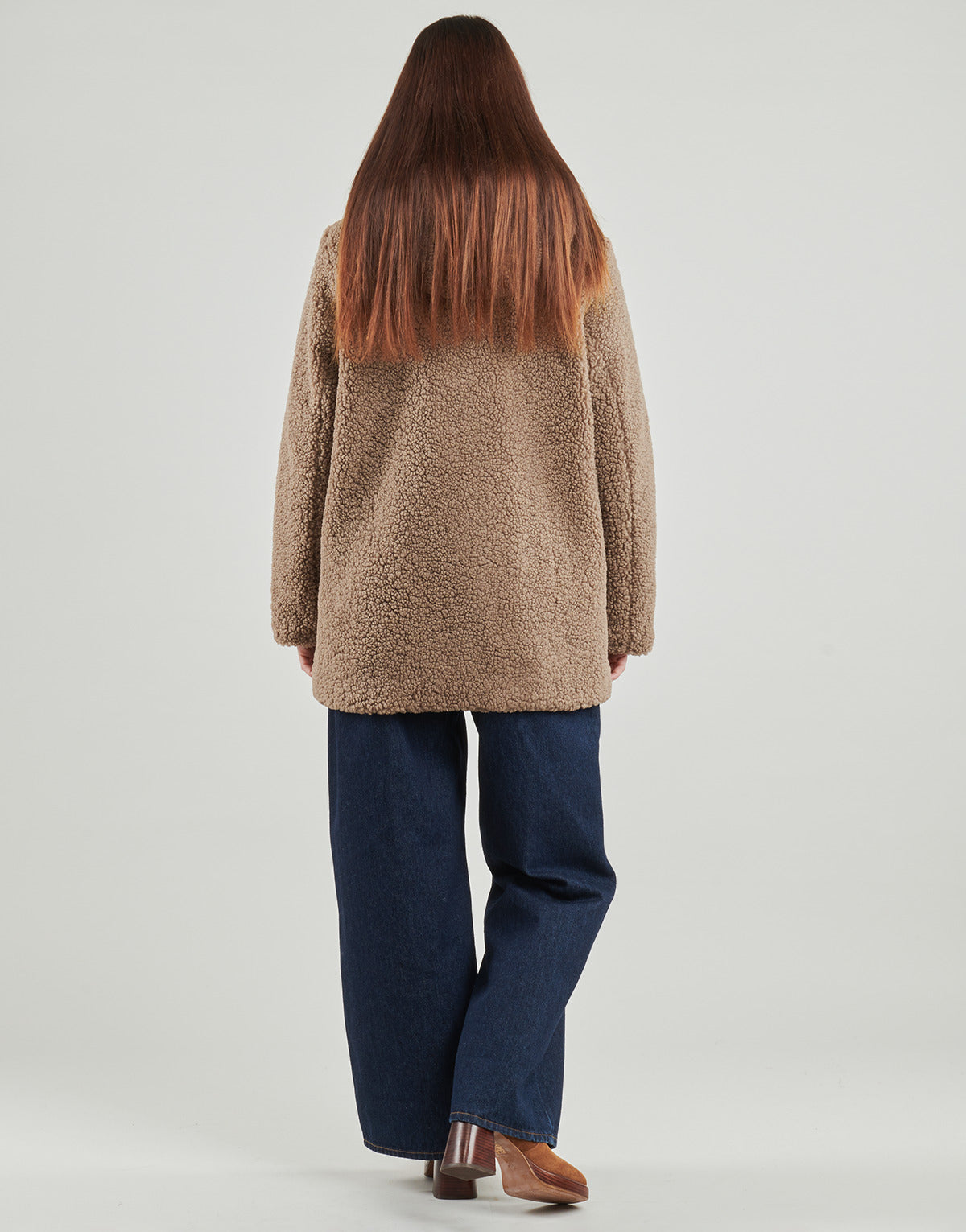 Mantella Donna Only  ONLMINA CURLY  Marrone