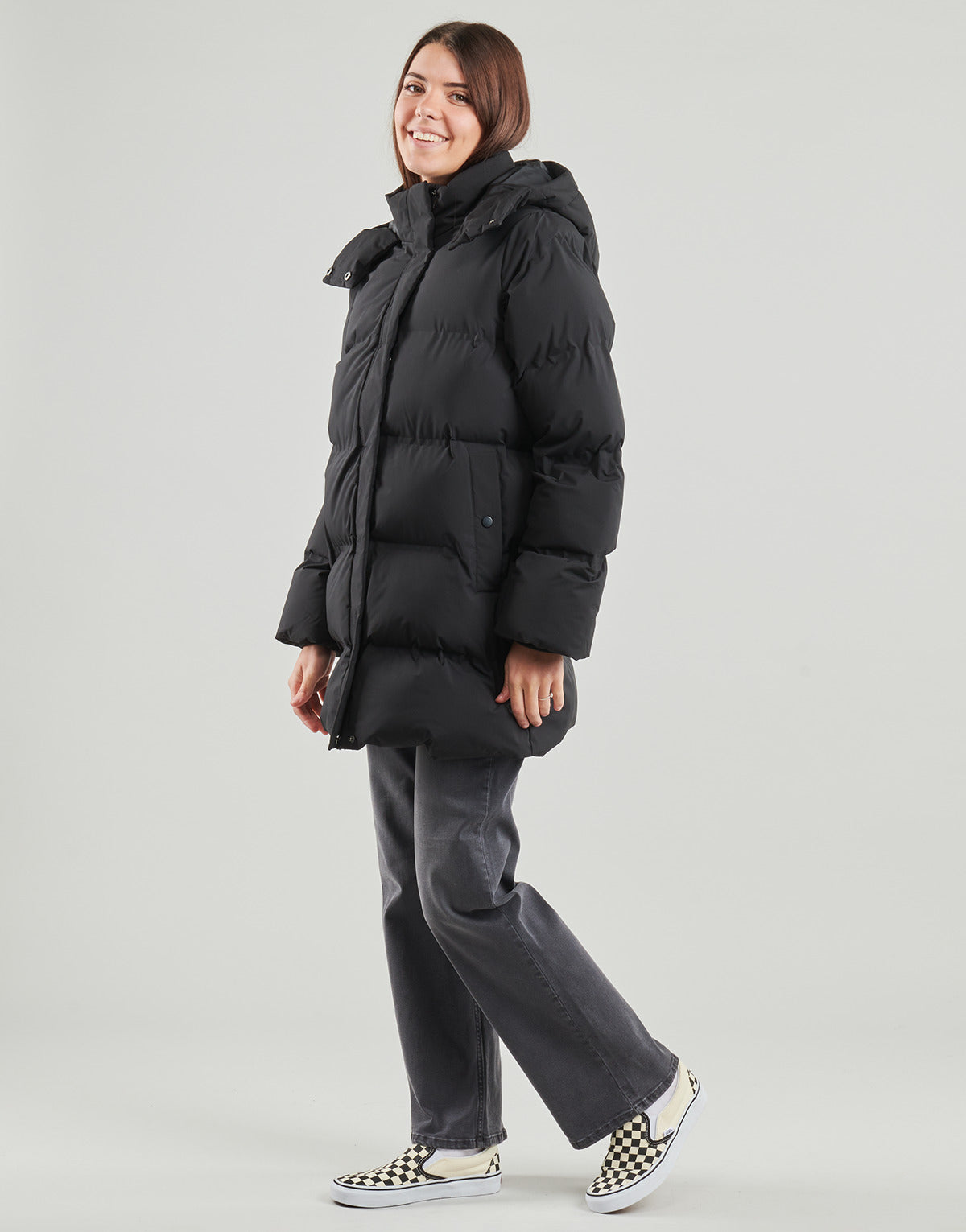 Piumino Donna Only  ONLJOSIE MIDI PUFFER  Nero