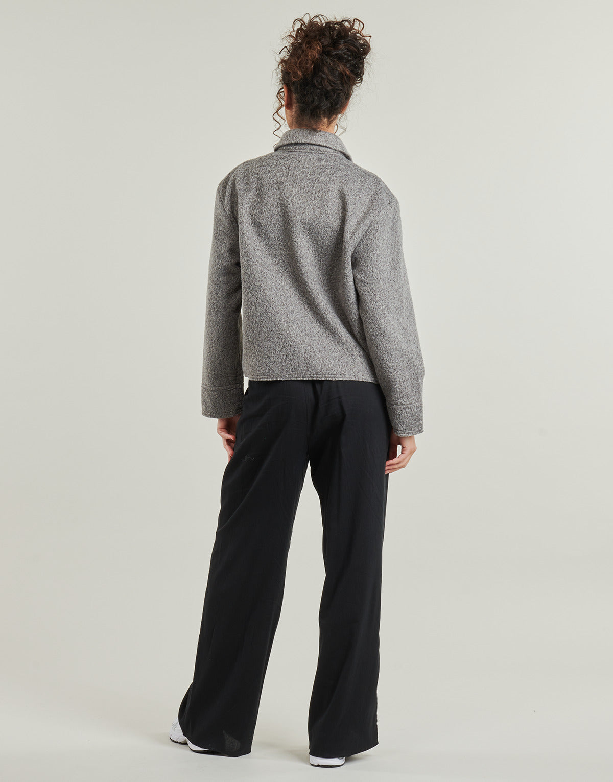 Giubbotto Donna Only  ONLSANNE BOUCLE SHORT  Grigio