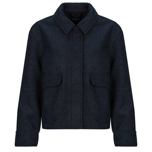 Giubbotto Donna Only  ONLSANNE BOUCLE SHORT  Marine