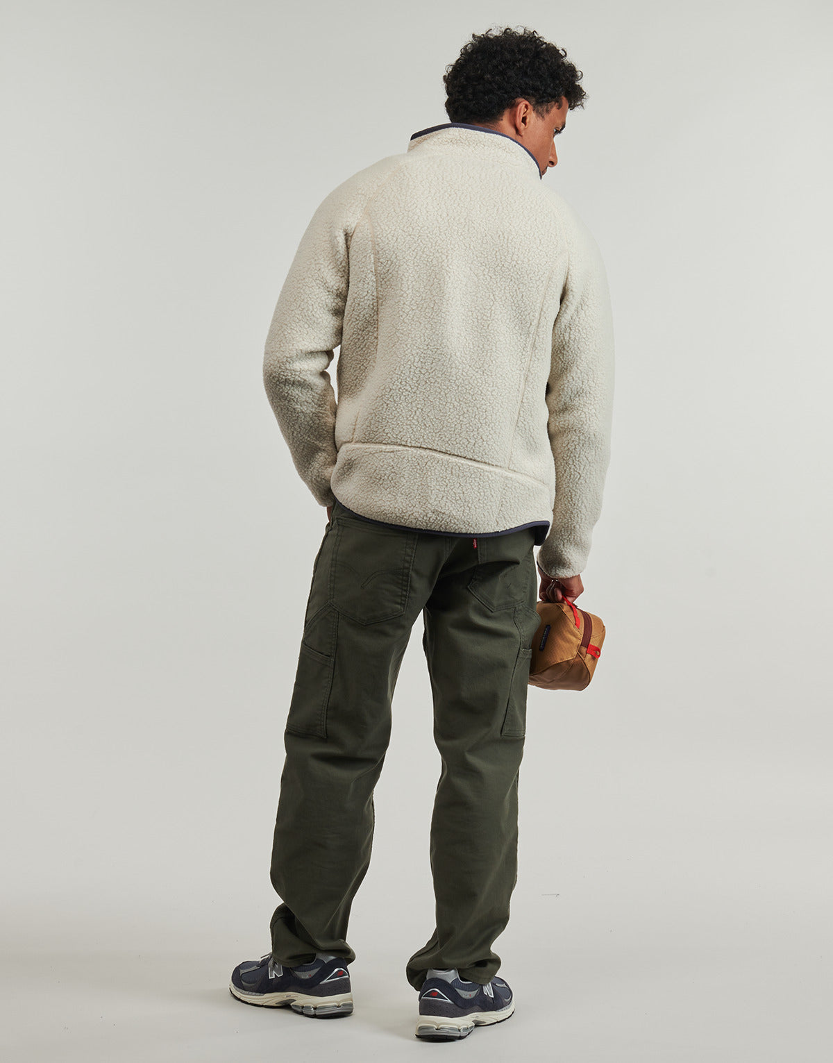 Felpa Uomo Patagonia  M'S RETRO PILE JKT  Beige