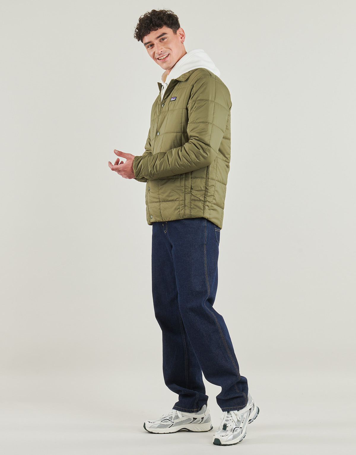 Piumino Uomo Patagonia  M'S LIGHT GUST SHIRT JKT  Kaki