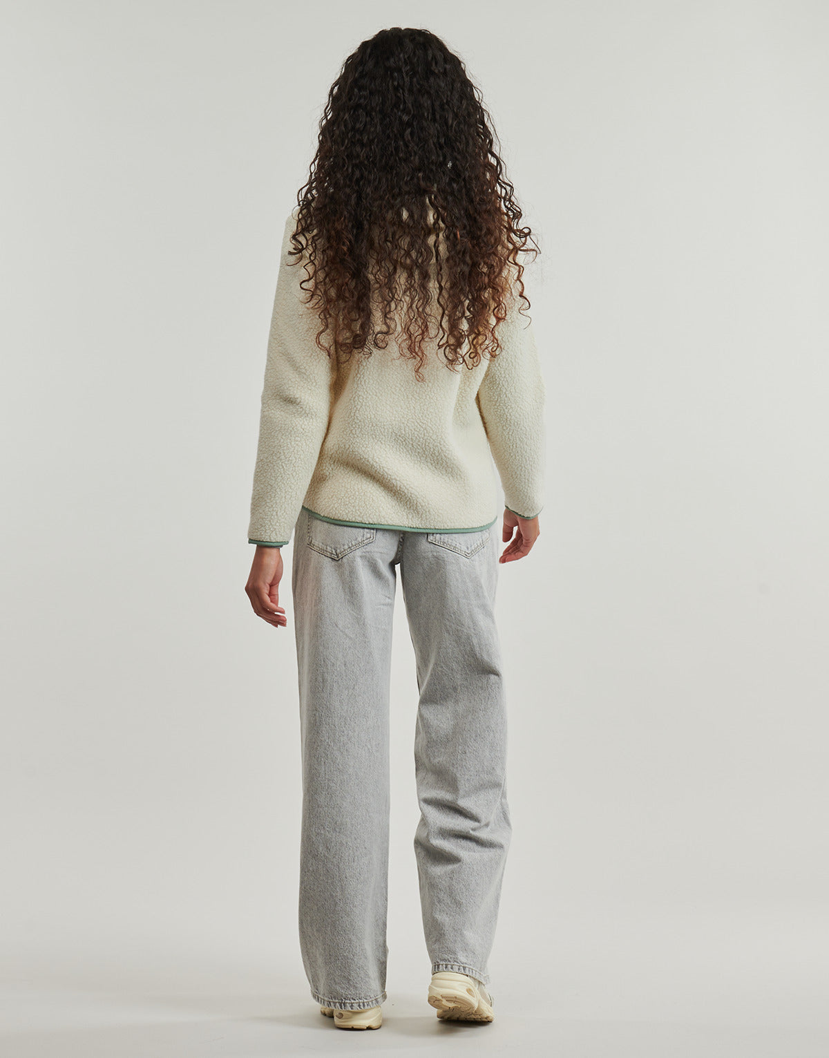 Felpa Donna Patagonia  W'S RETRO PILE HOODY  Beige