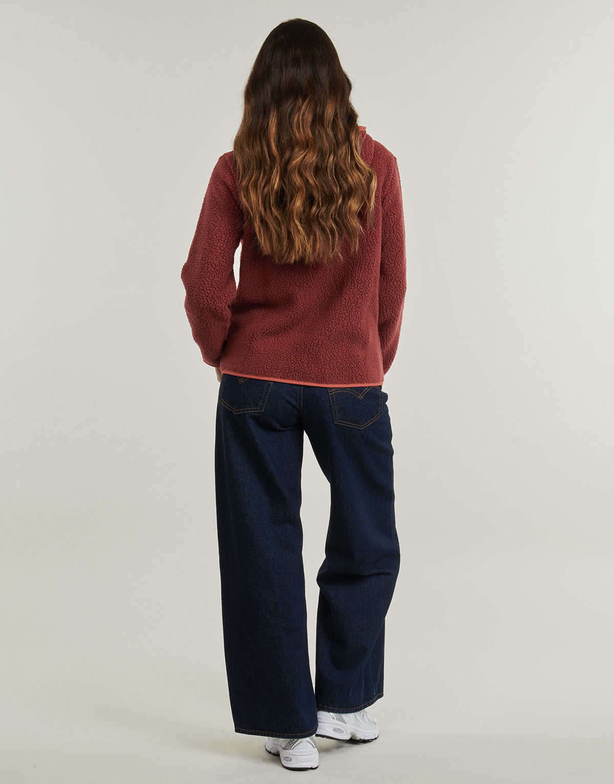 Felpa Donna Patagonia  W'S RETRO PILE HOODY  Rosso