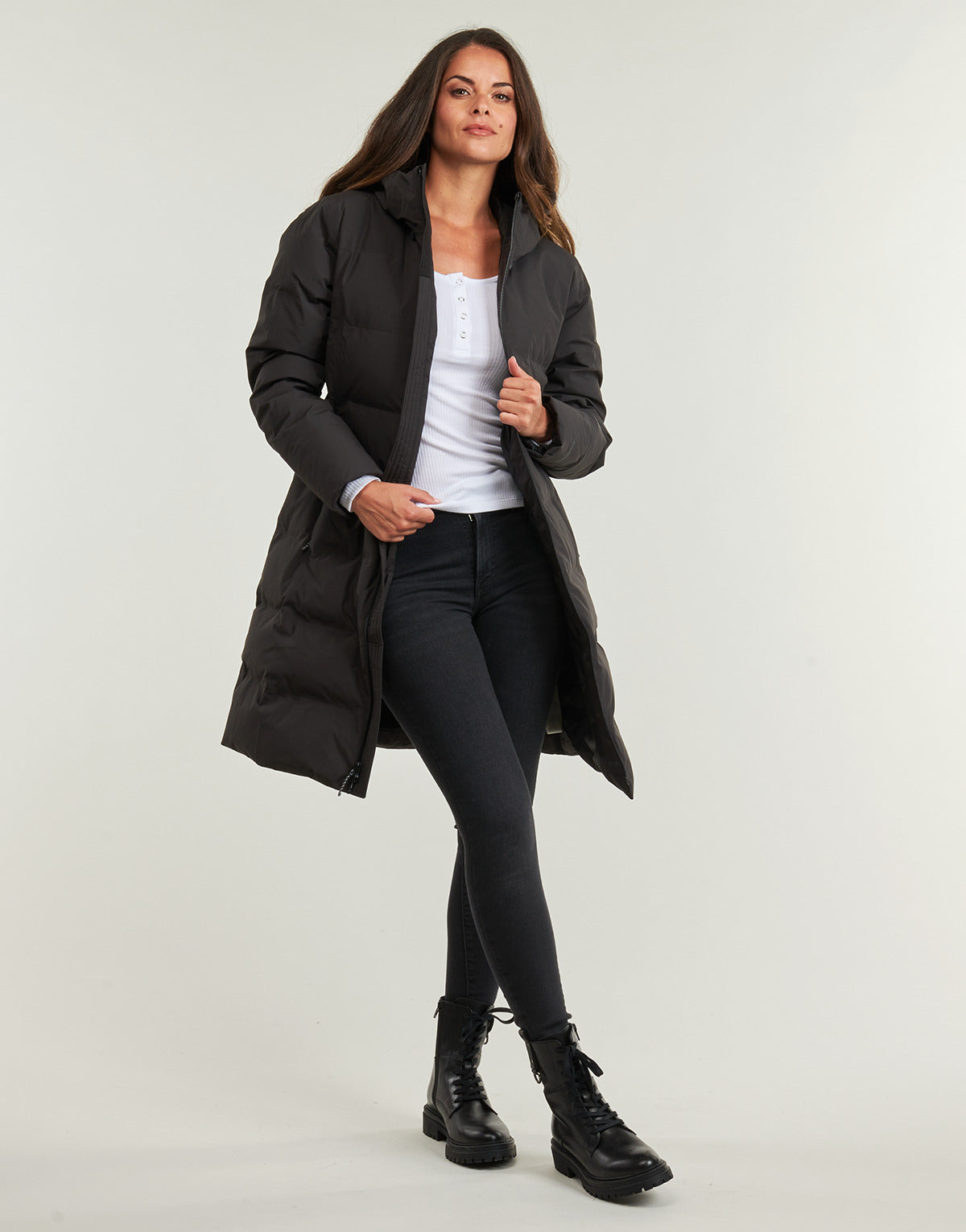 Piumino Donna Patagonia  W'S JACKSON GLACIER PARKA  Nero