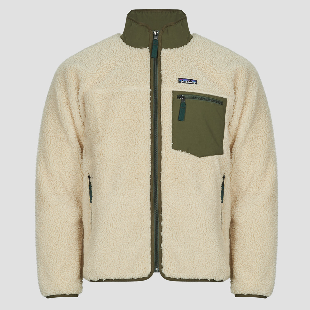 Felpa Uomo Patagonia  M'S CLASSIC RETRO-X JKT  Beige