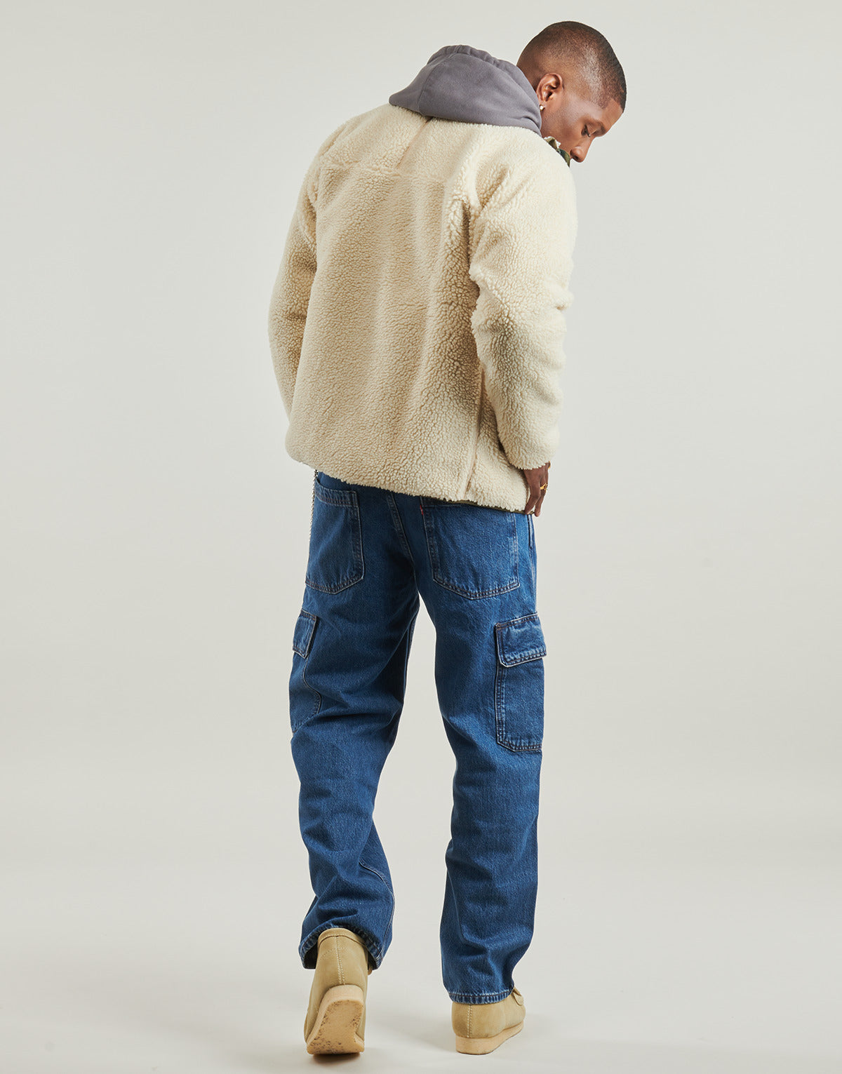 Felpa Uomo Patagonia  M'S CLASSIC RETRO-X JKT  Beige