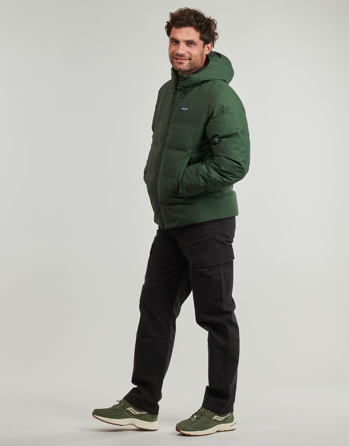 Piumino Uomo Patagonia  M'S JACKSON GLACIER JKT  Verde