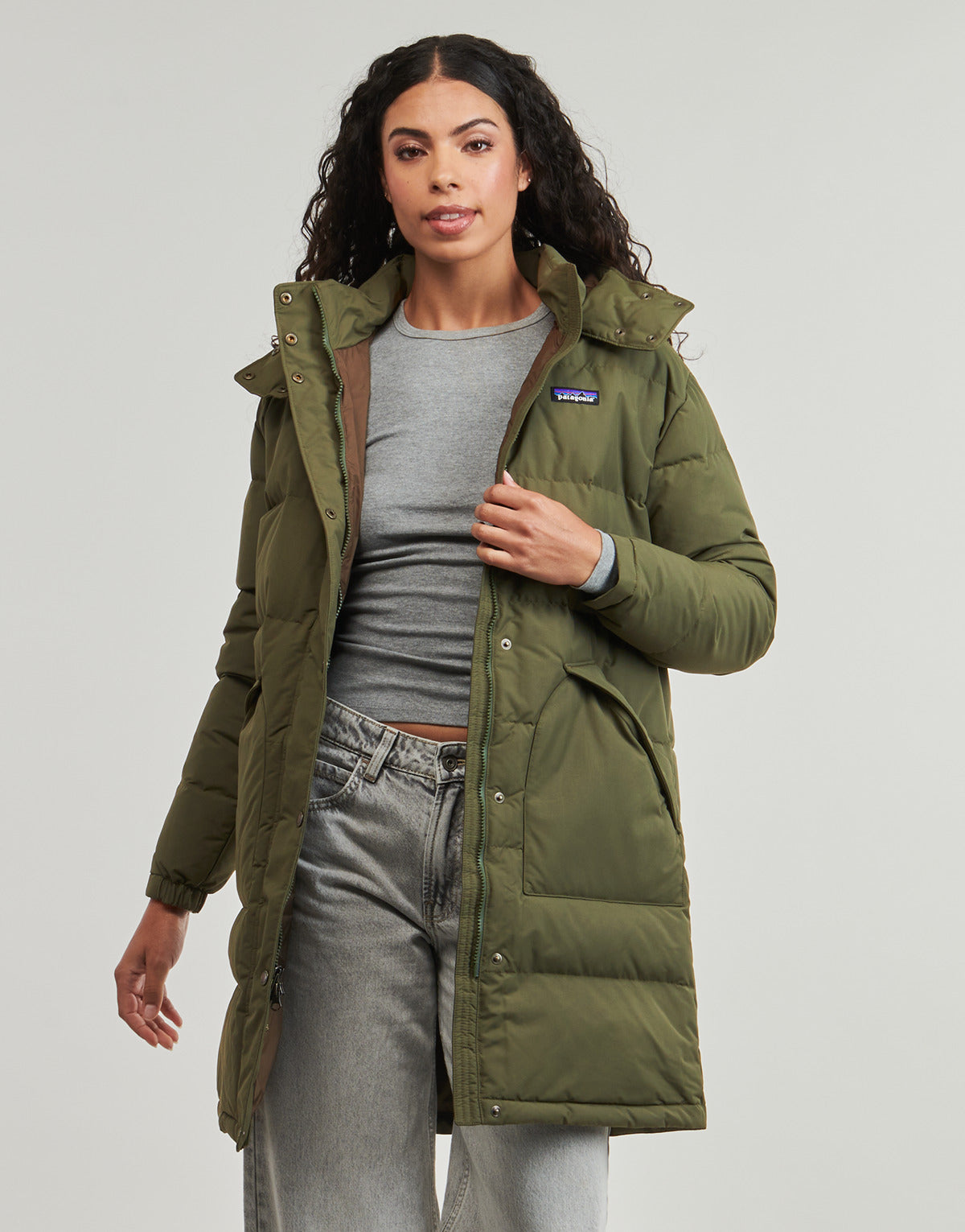 Parka Donna Patagonia  W'S DOWNDRIFT PARKA  Kaki
