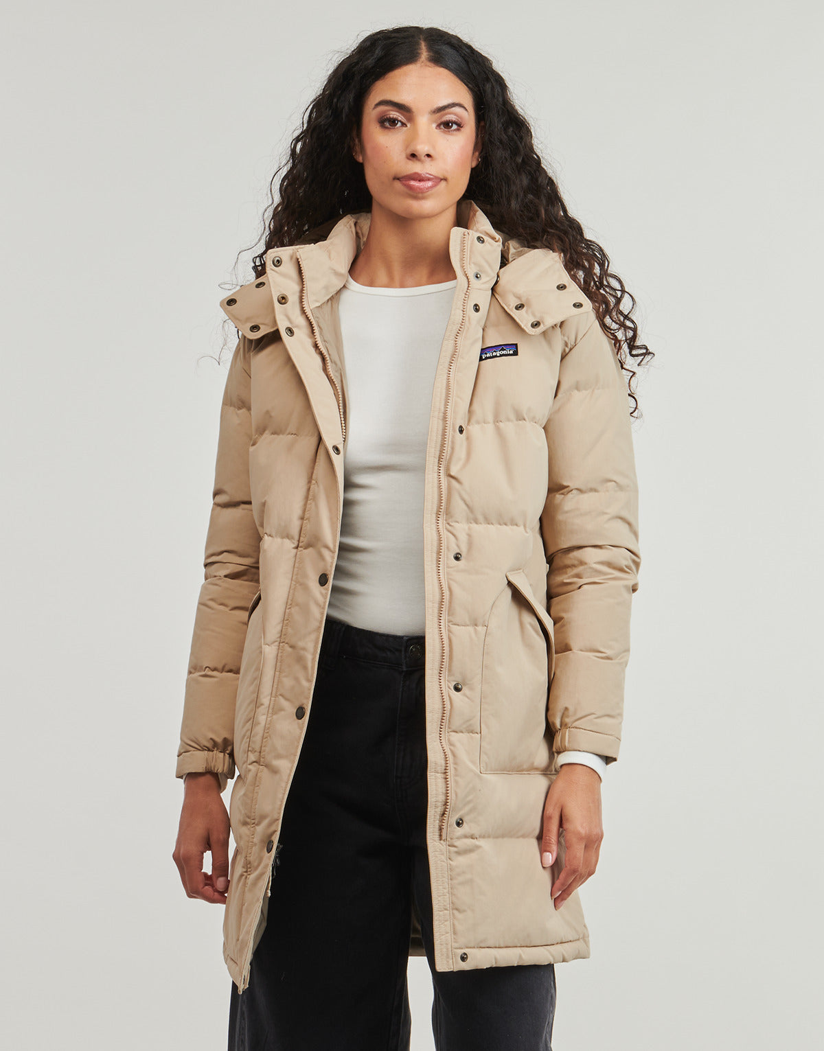 Parka Donna Patagonia  W'S DOWNDRIFT PARKA  Beige