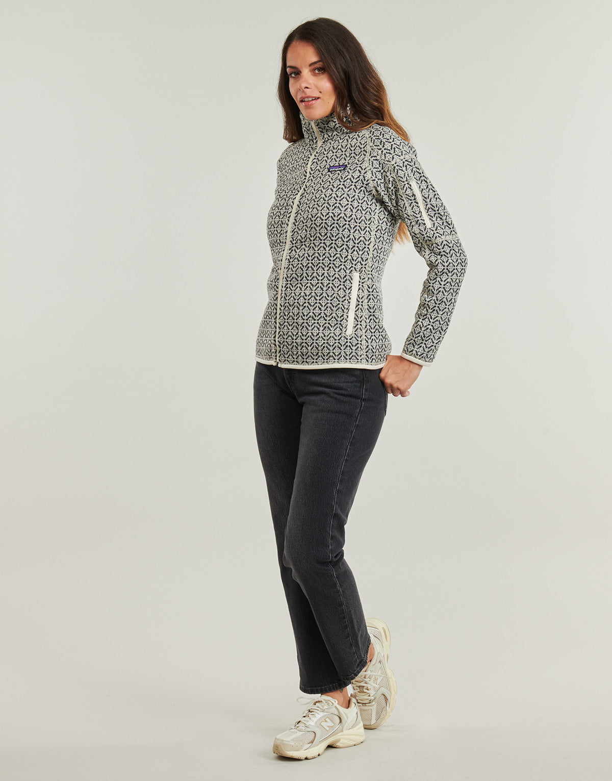 Felpa Donna Patagonia  W'S BETTER SWEATER JKT  Beige