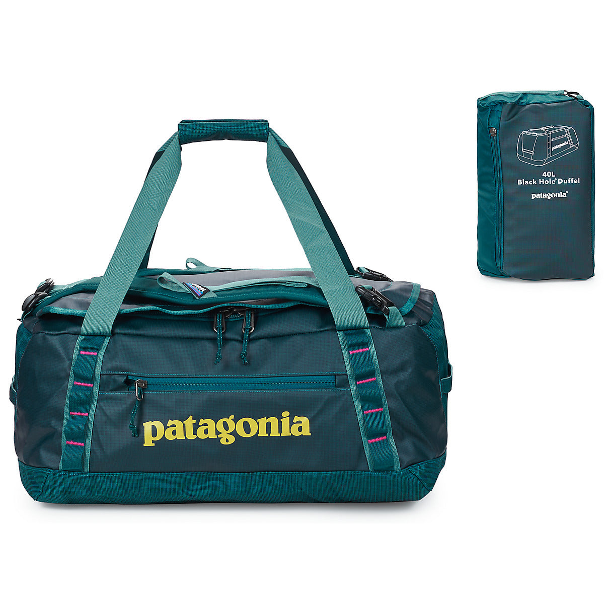 Borsa da viaggio Uomo Patagonia  BLACK HOLE DUFFEL 40L  Verde