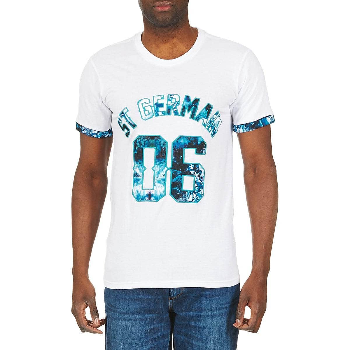 T-shirt Uomo Eleven Paris TOMAIN Bianco