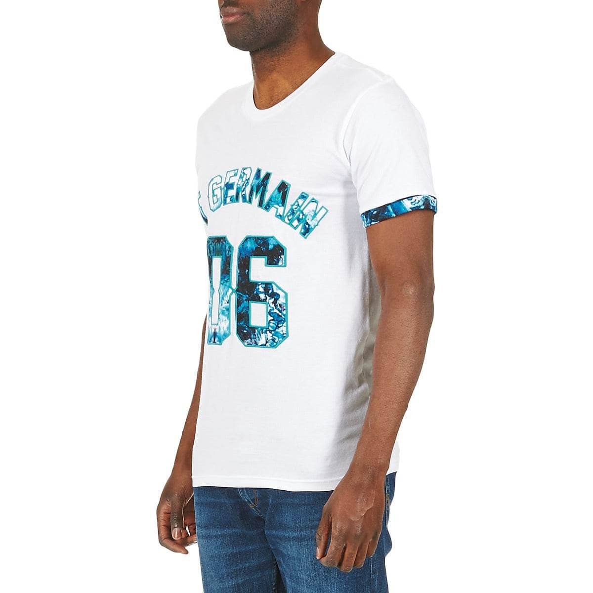 T-shirt Uomo Eleven Paris TOMAIN Bianco