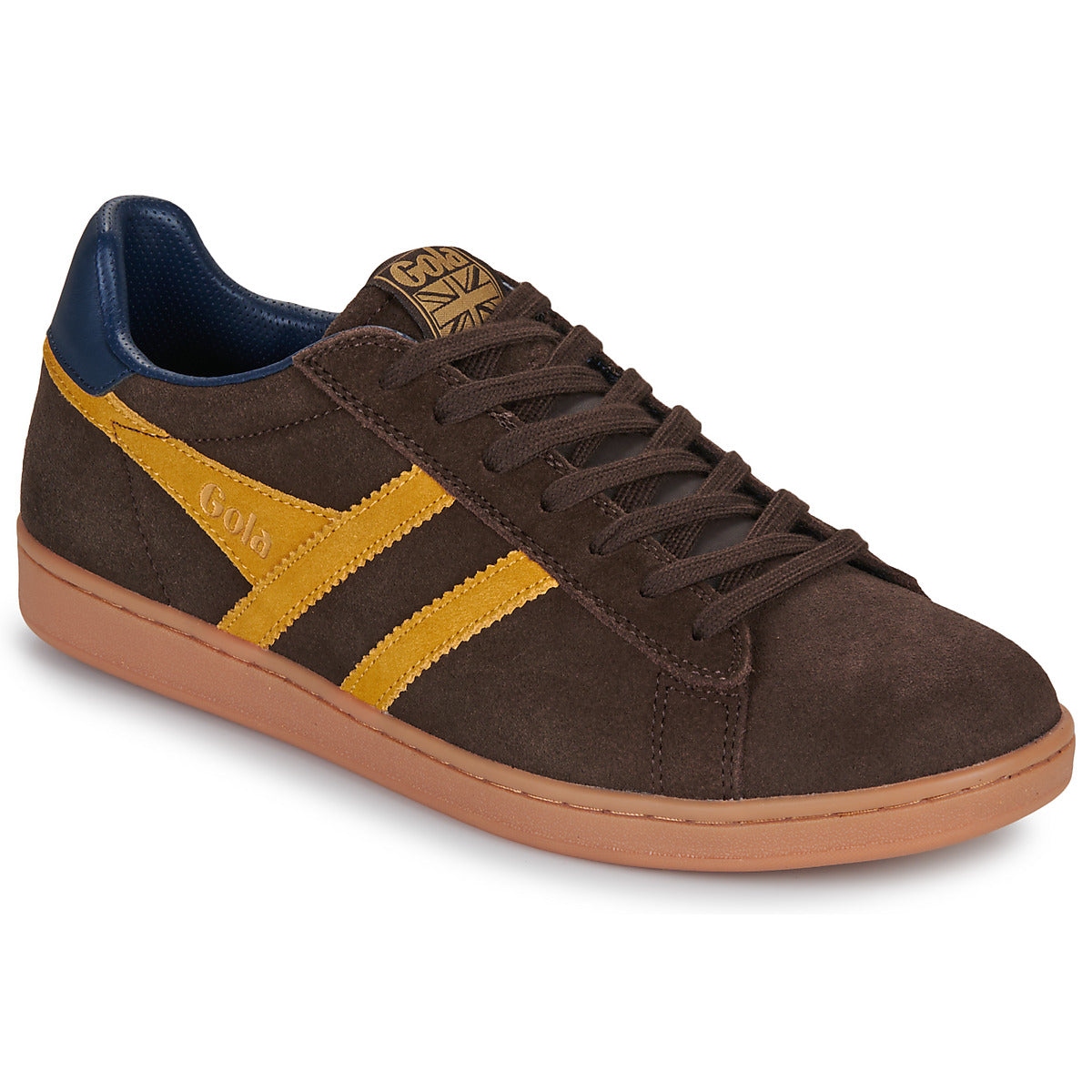 Sneakers Uomo Gola  EQUIPE II SUEDE  Marrone