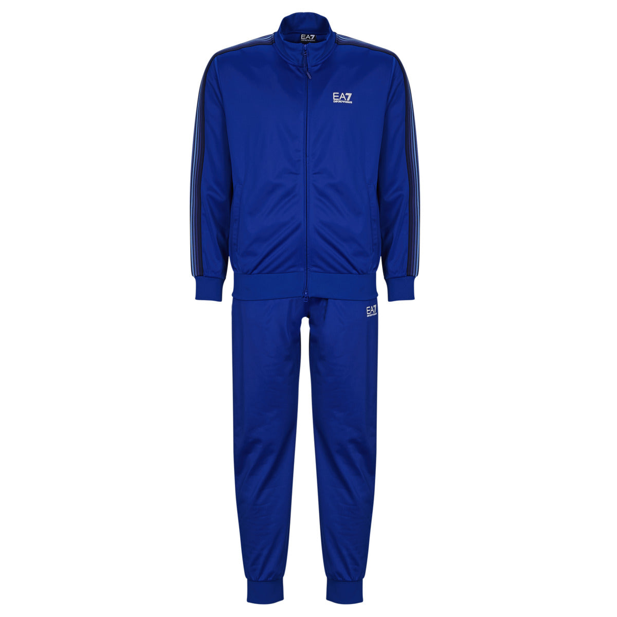 Tuta Uomo Emporio Armani EA7  TRAIN 7 LINES M T-SUIT T-TOP FZ CH PL - TRAIN 7 LINES M T-SUIT T  Blu