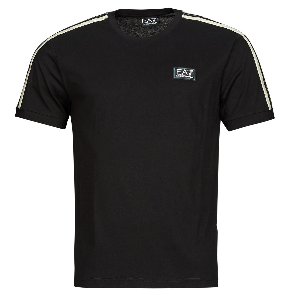 T-shirt Uomo Emporio Armani EA7  TRAIN LOGO SERIES M TAPE TEE SS CO - TRAIN LOGO SERIES M TAPE TE  Nero