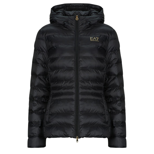 Piumino Donna Emporio Armani EA7  TRAIN CORE LADY W ECO DOWN JACKET HO MEDIUM PADDED - TRAIN CORE  Nero