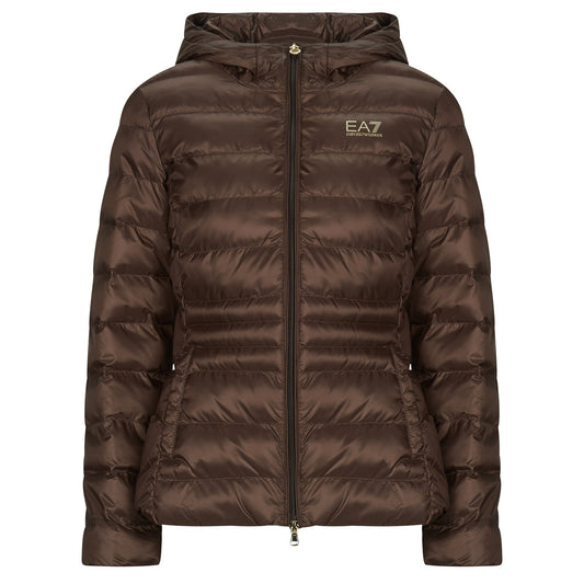 Piumino Donna Emporio Armani EA7  TRAIN CORE LADY W ECO DOWN JACKET HO MEDIUM PADDED - TRAIN CORE  Marrone